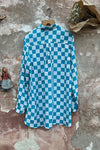 Archivio J.M.Ribot shirt SH01/RB blue grid